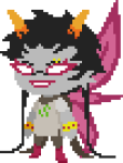  2013 aviarei body_modification dancestors dream_ghost fullres godtier life_aspect meenah_peixes pixel solo thief transparent 