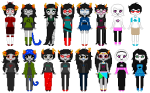 2013 aradia_megido aranea_serket black_squiddle_dress body_modification cat_hat damara_megido dancestors dream_ghost dress_of_eclectica feferi_peixes fullres girls glitchingpixel jade_harley jane_crocker kanaya_maryam latula_pyrope meenah_peixes meulin_leijon nepeta_leijon pixel porrim_maryam rose_lalonde roxy_lalonde starter_outfit terezi_pyrope vriska_serket 