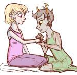 2011 fullres kanaya_maryam kneeling leskuh pajamas redrom rose_lalonde rosemary shipping