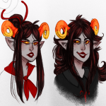  2014 aradia_megido damara_megido dancestors fullres headshot magdaneela megidos sailor_fuku starter_outfit 
