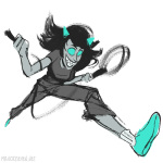  highlight_color limited_palette midair myluckyseven no_glasses solo terezi_pyrope 