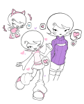  2026 animal_ears art_dump casual fashion fullres heart roxy_lalonde solo thought_balloon turntgh wonk word_balloon 