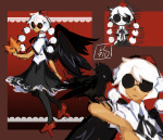  2023 back_angle cosplay crossdressing crossover crows dave_strider fashion fullres lc710v scars solo text touhou 