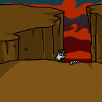 2011 animated babinani clouds fullres head_out_of_frame jaggy_lines lying nepeta_leijon night on_stomach solo stars starter_outfit