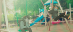  116fdnht 2021 arms_crossed dirk_strider jake_english sitting sports starter_outfit strong_outfit strong_tanktop terezi_pyrope trees vriska_serket