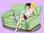  cottoncandy couch head_on_shoulder jane_crocker roxy_lalonde shipping 