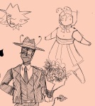 2025 artificial_limb blush crassinova eyepatch flowers fullres grayscale headshot humanized jack_noir monochrome ms_paint paint_it_black redrom roboslick shipping sketch spade spades_slick starter_outfit