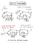  2024 comic dave_strider fashion formal fullres grayscale humanized karkat_vantas language:indonesian ohmynyah sketch text 