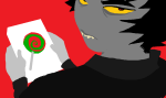 2025 back_angle fullres jaggy_lines karkat_vantas rotationcube solo spiral_sucker starter_outfit 