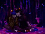  2014 blush fullres kiss nepeta_leijon night redrom robin scratch_and_sniff shipping sitting starter_outfit terezi_pyrope 