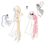  2015 arms_crossed beta_kids breath_aspect dave_strider dogtier fullres godtier grayscale heir highlight_color jade_harley john_egbert knight light_aspect midair rose_lalonde seer space_aspect time_aspect wayward_vagabond weenie-kun witch wv 