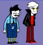  2025 ageswap dave_strider facial_hair fashion fullres jaggy_lines john_egbert reesereeserson sprite_mode 