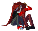  coolkids dave_strider godtier knight manicpeixesdreamgirl near_kiss redrom shipping sitting terezi_pyrope time_aspect transparent 