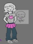  2026 butterzowie fullres image_manipulation jaggy_lines roxy_lalonde solo sprite_mode starter_outfit 