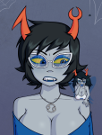  2022 aranea_serket dancestors fairy_dress fullres psicarii serkets size_difference spiders starter_outfit sufferer_necklace vriska_serket web 