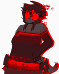 2026 alternate_hair chubstuck clubs diamond fashion fullres heart karkat_vantas karkatloverr rule63 scars solo spade sufferer_necklace troll_tail