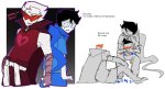  2025 back_to_back beloz_hs blood breath_aspect decapitation dirk_strider fullres godtier heart_aspect heir homestuck:_beyond_canon john_egbert meat_timeline prince sweat text ultimate_dirk 