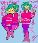  2025 candy candy-fae dancestors dream_ghost fullres heart kankri_vantas solo starter_outfit text trickster_mode word_balloon 