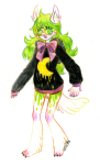  dogtail drawingcute humanized jadesprite solo sprite 