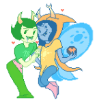 2012 8_ball blood eshiel fullres gash_sash godtier heart jaggy_lines kanaya_maryam light_aspect rainbow_drinker redrom shipping spidermoth starter_outfit theme_coloring thief transparent vriska_serket