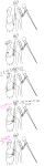  ! 2013 ? artificial_limb blush comic fullres golden_cuestaff grayscale highlight_color holding_hands jack_noir jaggy_lines lineart monochrome ms_paint no_hat paint_it_black redrom roboslick scars shipping sketch spades_slick text toonysart word_balloon 
