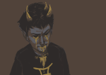 blood headshot limited_palette moovelope no_glasses sollux_captor solo 
