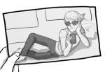  camera dave_strider grayscale panel_redraw sirblizzard solo starter_outfit 