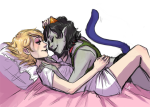  bed blush going_rogue nepeta_leijon no_hat redrom request roxy_lalonde shipping undergarments yoccu 