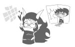  2026 blush clothingswap feferi_peixes fullres grayscale heart hive karkat's_hive karkat_vantas lifeblood monochrome no_shirt redrom shipping tornad0tommy 