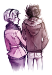  arm_in_arm back_angle everking pollination redrom rose_lalonde shipping sollux_captor winter 