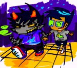  2026 blush casual city fashion fullres holding_hands john_egbert karkat_vantas night scienceseah0rse stars 