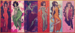  2011 aradia_megido art_nouveau barefoot clouds dusking fashion feferi_peixes formal fullres gears girls heart jewelry kanaya_maryam nepeta_leijon no_glasses no_hat profile stars terezi_pyrope vriska_serket 