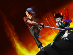  2011 abortedslunk beat_mesa bro deleted_source demonbane_ragripper fullres kanaya&#039;s_black_dress kanaya_maryam katana rainbow_drinker strife unbreakable_katana wallpaper 