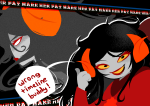  2026 aradia_megido dead_aradia fullres godtier jaggy_lines kociakarma maid solo starter_outfit text time_aspect word_balloon 
