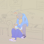  4le4fclover communism heart john_egbert karkat_vantas kiss redrom shipping 