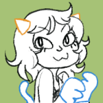  2012 fullres headshot lineart nepeta_leijon no_hat solo starter_outfit witch-of-derp 