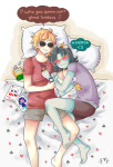  chalk coolkids dave_strider heart i-miha music_note redrom shipping terezi_pyrope word_balloon 