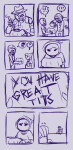  ! 2013 ? comic eyepatch felt fullres itchy jack_noir knife mizax monochrome ms_paint paint_it_black pumpkin redrom roboslick shipping spades_slick sweat text word_balloon 