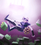 animated derse godtier matriorb paperseverywhere perfectly_generic_object rogue roxy_lalonde solo void_aspect 