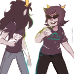 2016 freckles fullres glassesswap ikimaru starter_outfit terezi_pyrope vriska_serket