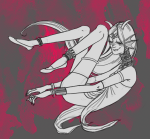 deleted_source feferi_peixes grayscale lineart solo yapoos