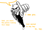  2026 barefoot dirk_strider fullres jaggy_lines myriadserased solo strong_tanktop text transparent word_balloon 