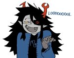  2024 artificial_limb eyepatch fullres illegal_vriska jaggy_lines kittypeb pir8_coat solo text vriska_serket 