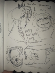 2026 art_dump del'fi fullres godtier grayscale grotesquetomcat headshot homestuck:_beyond_canon light_aspect meat_timeline monochrome nymphs profile rose_lalonde rosebot roxy_lalonde seer sketch starter_outfit text