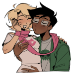  2026 blackoutbruh blush fullres jake_english near_kiss redrom rose's_pink_scarf roxy_lalonde shipping shotgun starter_outfit 