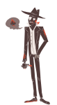 2014 agpicklefeet artificial_limb blood eyepatch fullres jack_noir knife scars solo spade spades_slick transparent word_balloon