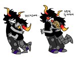  2025 artificial_limb dubcon fullres gamzee_makara hug language:korean pbj redrom robolegs shipping starter_outfit tavros_nitram text tiniming66 wonk 