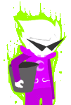 2012 animated bucket dirk_strider dreamself epilepsy_warning fullres jaggy_lines pastiche solo transparent yorsh