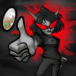  blood dave_strider dragon_cane felt_duds miupoke red_miles terezi_pyrope  