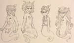  aurthour aurthoursprite equius_zahhak eridan_ampora feferi_peixes gamzee_makara gl&#039;bgolyb gl&#039;bgolybsprite lusus pencil seagoatdad seagoatdadsprite seahorsedad seahorsedadsprite sepia sprite v-shift 